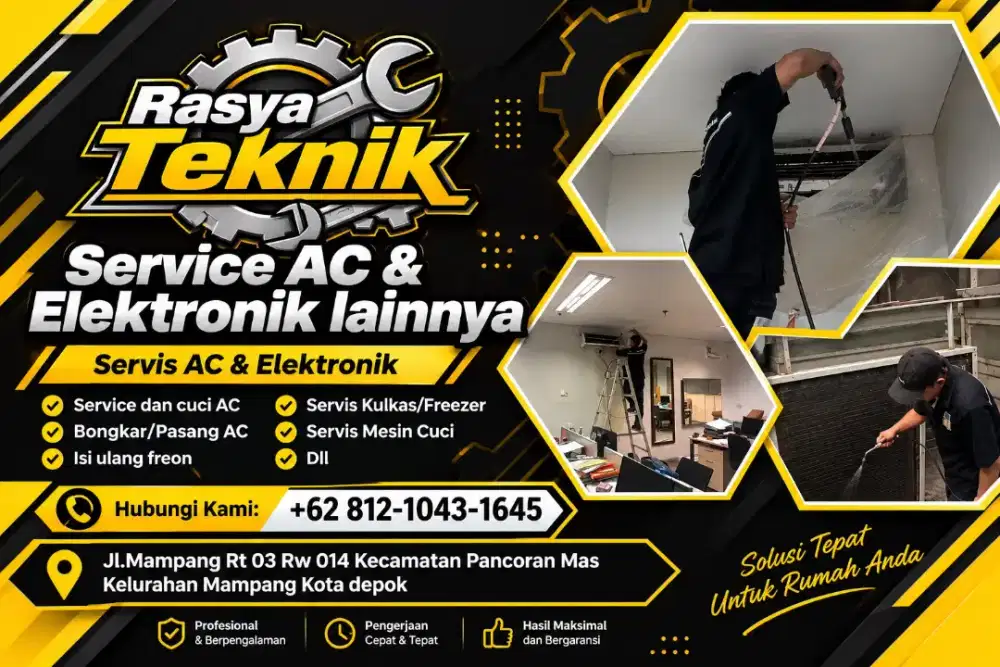 Service AC bongkar pasang ac isi freon ac service kulkas