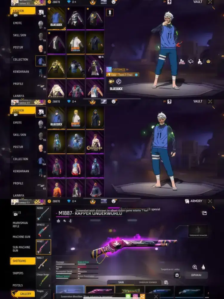Di Jual Akun FF 100% Aman