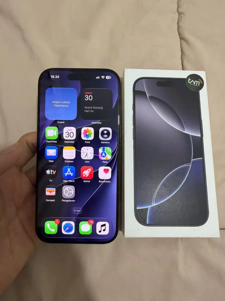 IPhone 16 Pro 128GB Black Titanium iBox