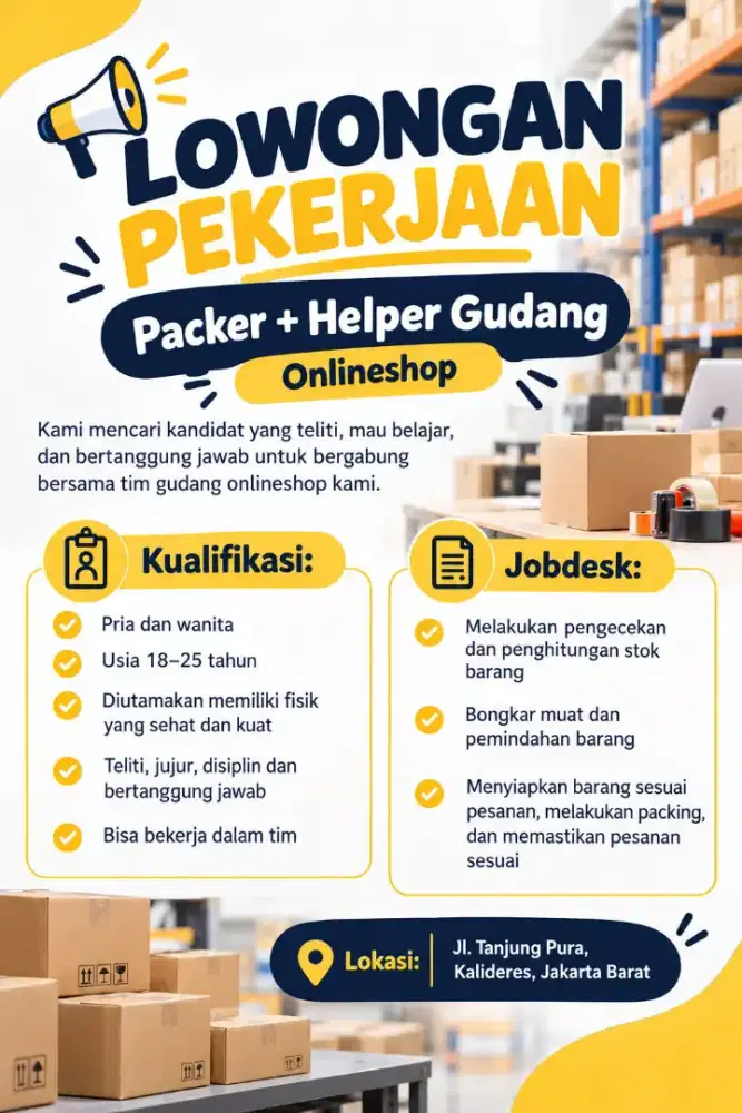 DIBUTUHKAN SEGERA