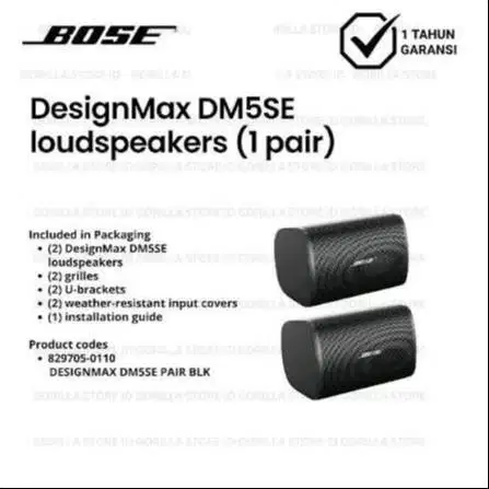 Speaker pasif Bose DM-5SE Black