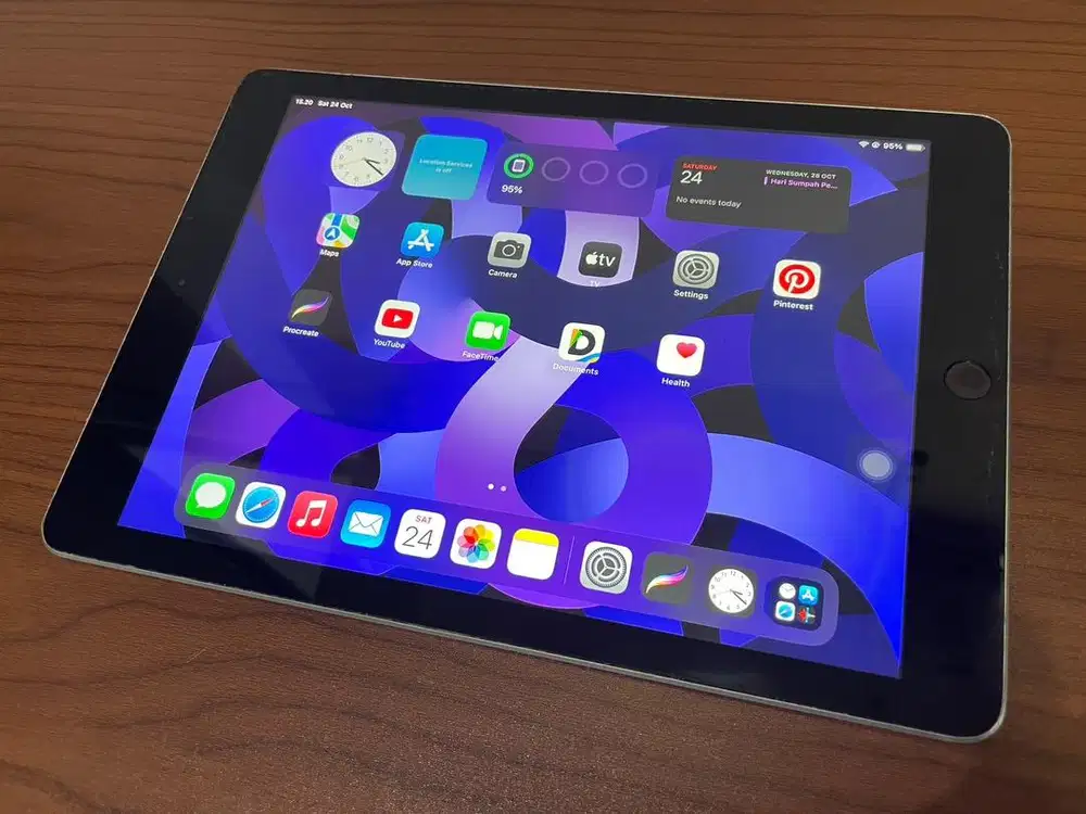 apple ipad 6 (2018) 32GB ios 17 BATANGAN ada MINUS normal TERMURAH
