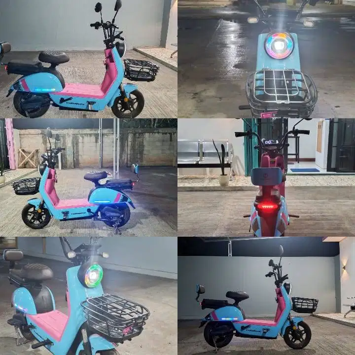 Turanza, 2024 warna pink + biru