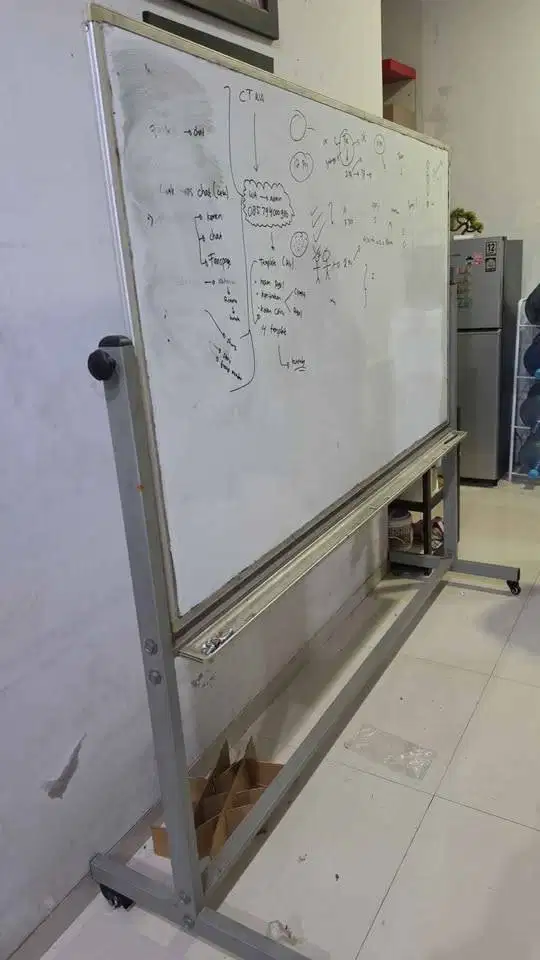 Papan Tulis Besar 2 Sisi Bisa Dibalik - Bandung