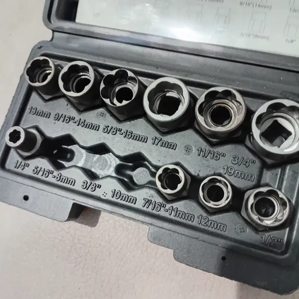 mata socket penolong pembuka baut rusak atau dol