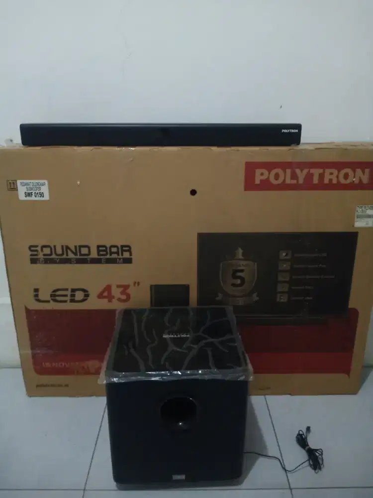 Jual TV POLYTRON LED 43 + SUBWOOFER