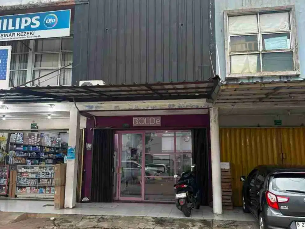 dijual cepat komplek ruko 2 lantai siap huni bebas banjir serpong garden Cisauk