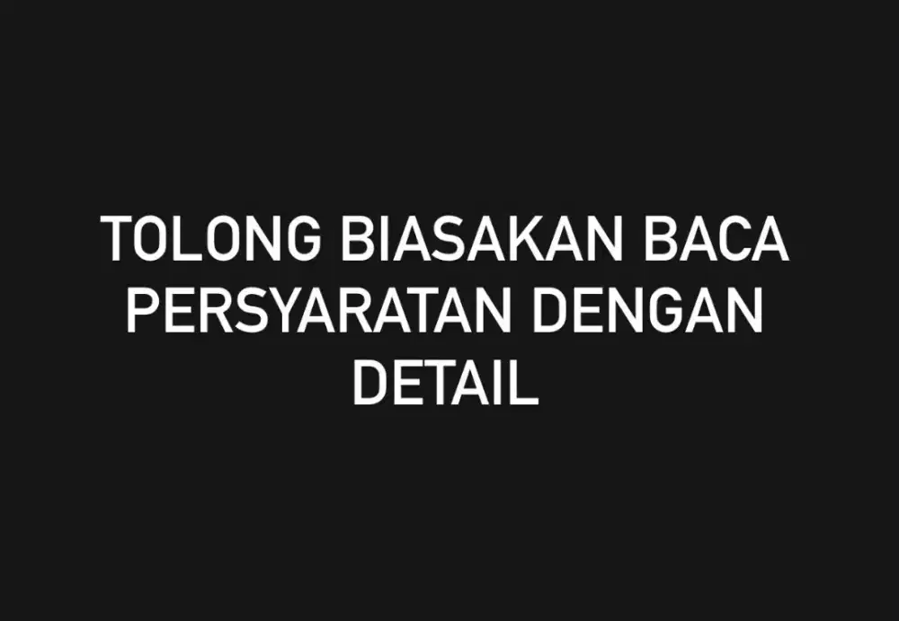 Dibutuhkan segera