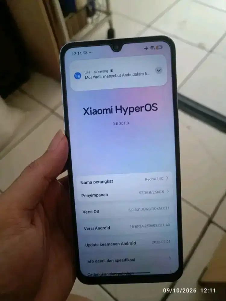 Hp redmi 14C NFC ram 8/256