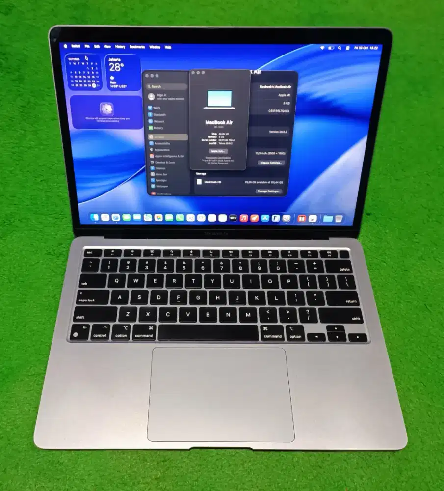 Apple MacBook Air M1 2020 13inch M1 8/128 Grey Murah