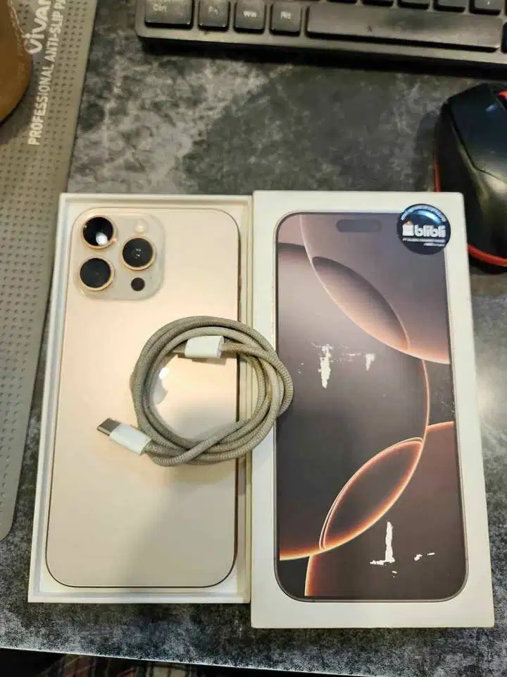 iPhone 16 Pro Max 256 second resmi iBox fullset