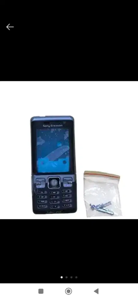 Casing Sony Ericsson C702 Fullset - Black - kwalitas oc.