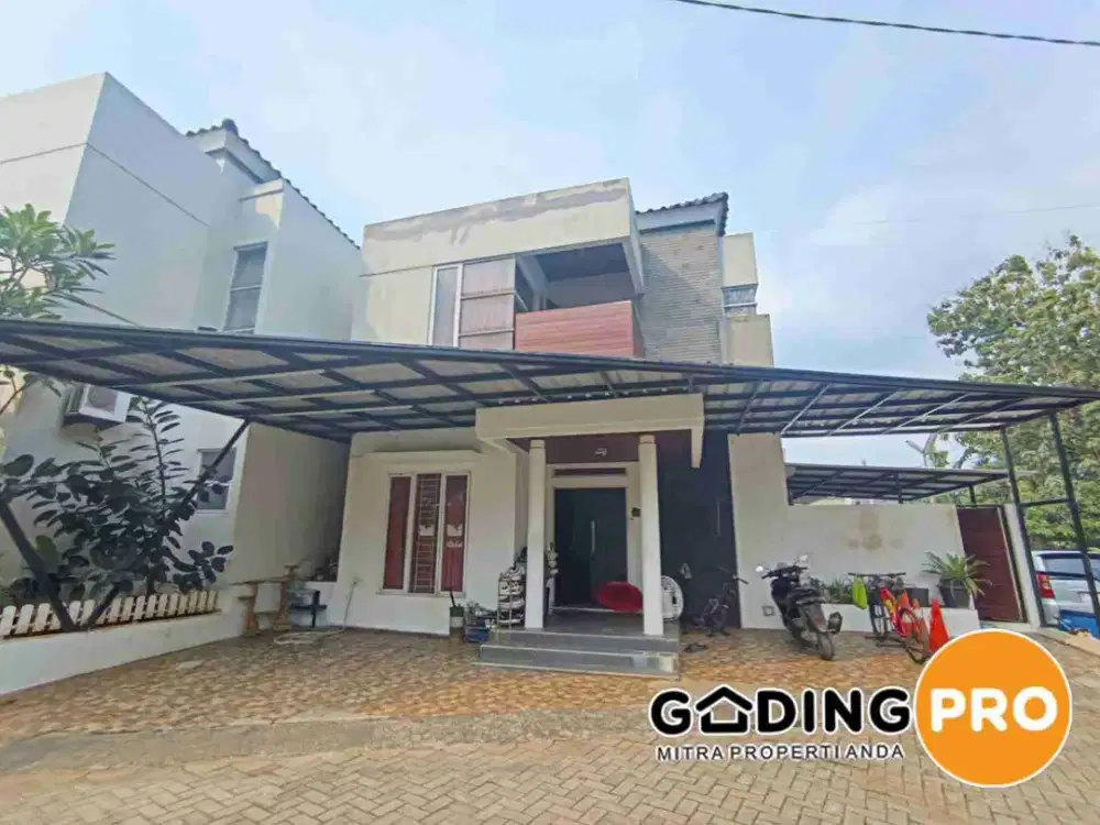 Rumah Hook 2 Lantai Dekat LRT Harjamukti, Villa Mutiara Cibubur