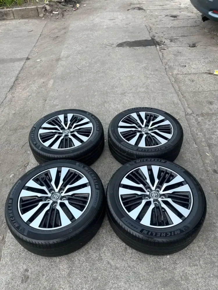 jual veleg ori alphard r 18 ban michelin thn 2024 bs tuker tamba
