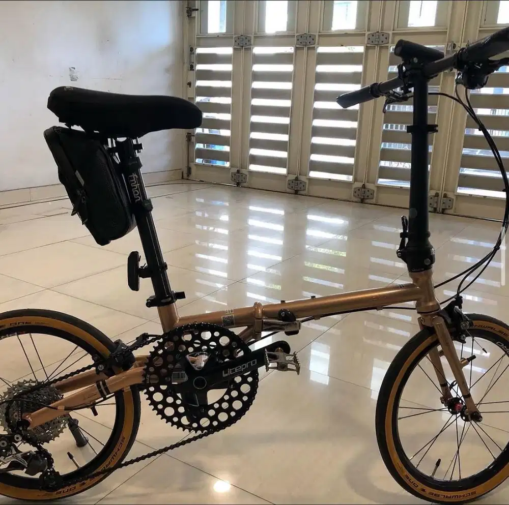 Fullbike Fnhon Gust 16 10S Frame Rose Gold Cromolly Spek