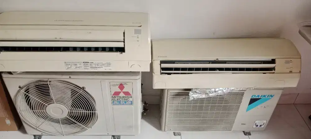 AC Daikin dan Mitsubishi