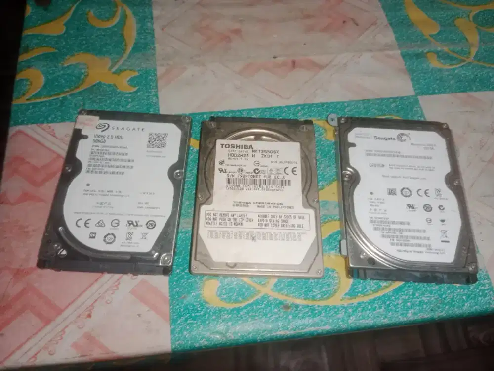 Hdd bekas cabutan laptop dan PlayStation