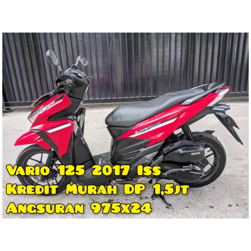 Vario 125cc 2017 Merah Iss Km50Rban