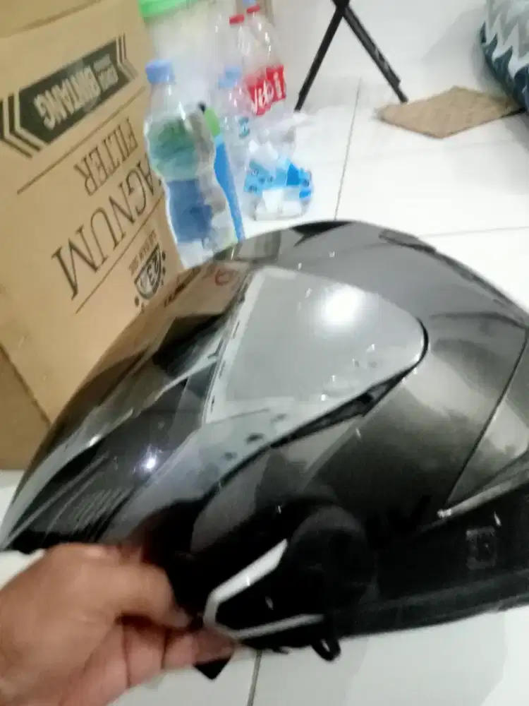 Jual cepat helm ALV warna abu size XL