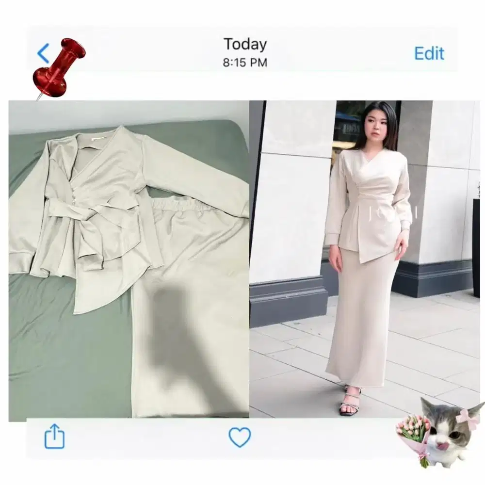 ONE SET MUSLIMAH BAJU WANITA