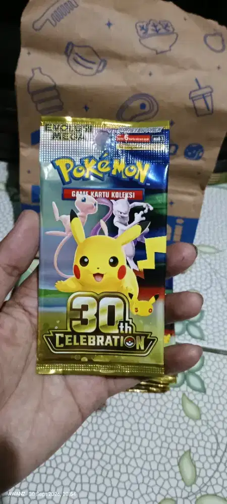 Kartu pokemon 30th anniversery