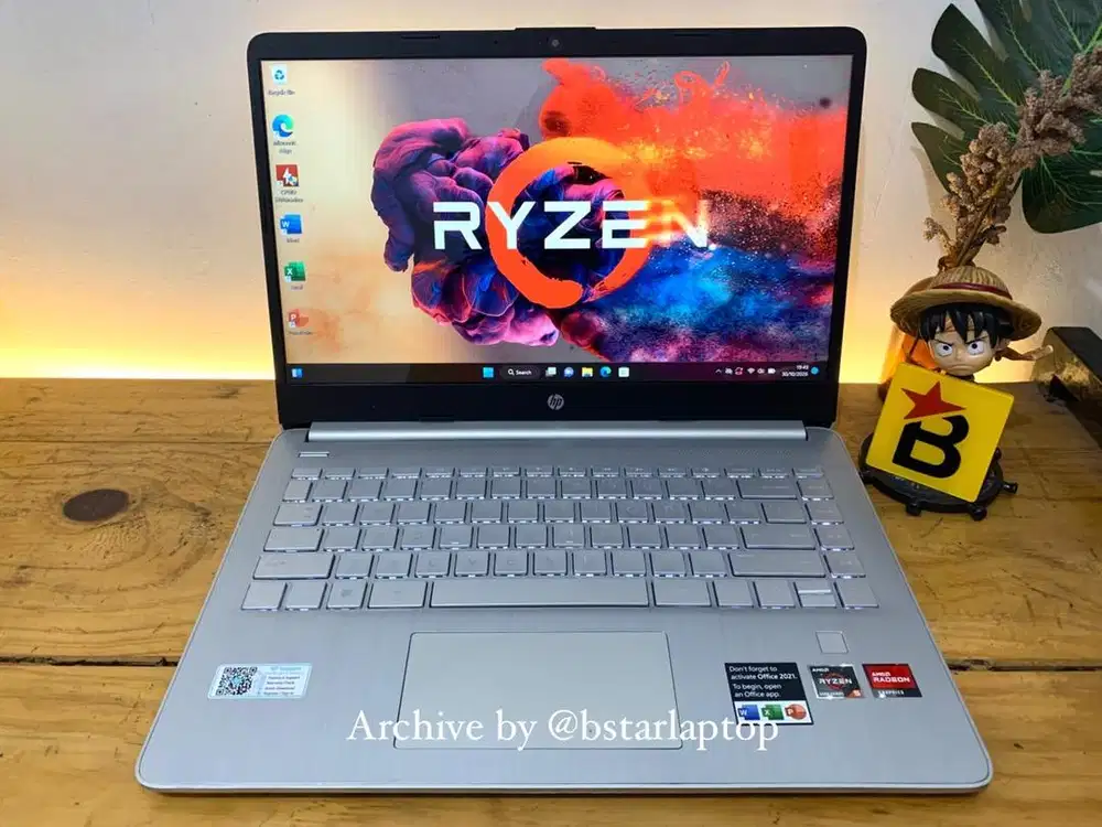 Laptop HP 14s-fq2xxx AMD Rayzen 5 5625U RAM16/512 SSD Lyar FullHD