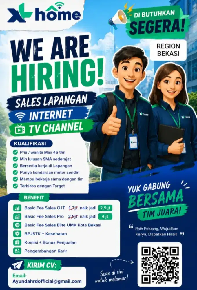 Dibutuhkan segera.. kuota terbatas