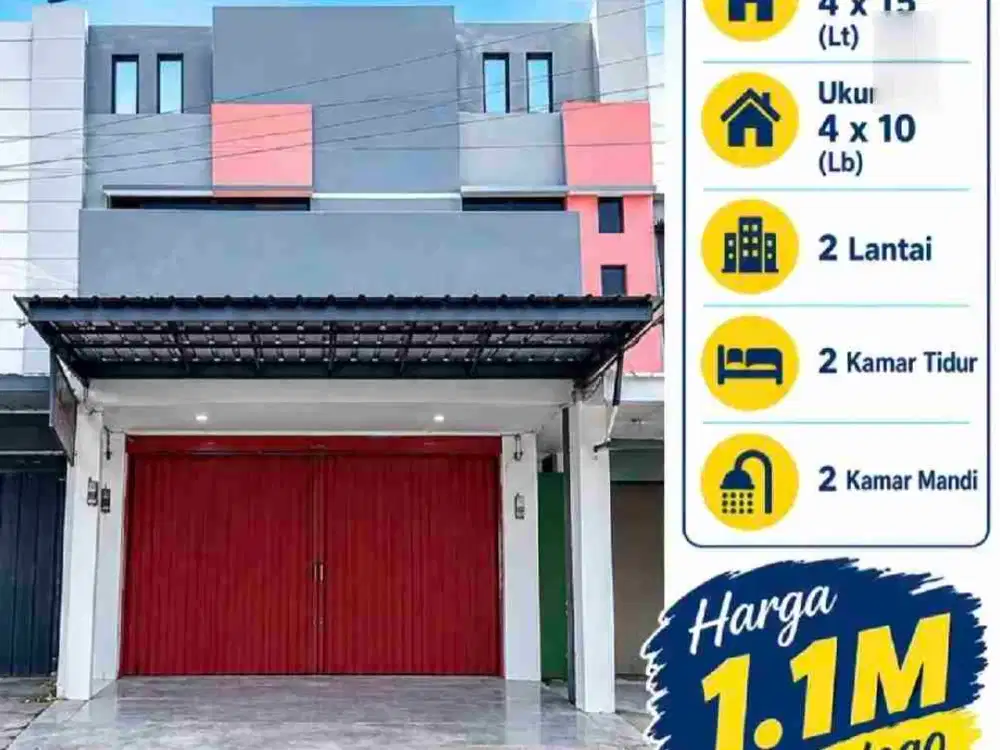 Dijual Ruko 2 lantai Jl. Manuruki Raya Makassar