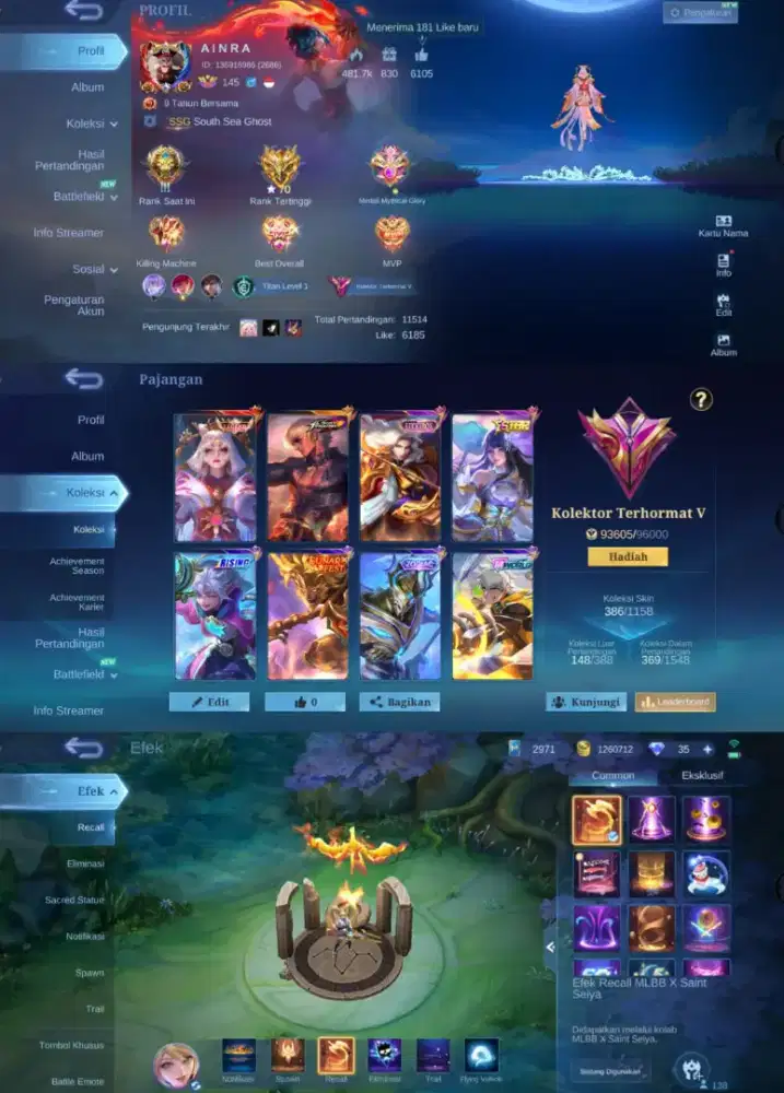 JUAL AKUN MOBILE LEGENDS AMAN TERPERCAYA YANG MINAT CHET