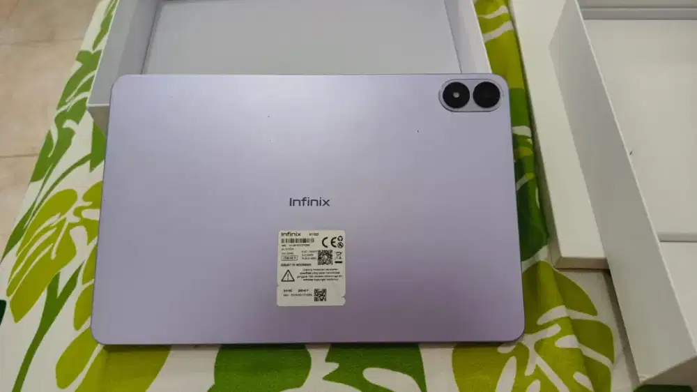 Jual tablet Infinix xpad 20 LTE 8GB/256GB mulus warna ungu