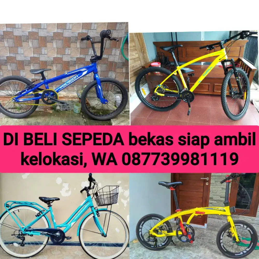 di beli sepeda bekas taj terpakai & mau di jual