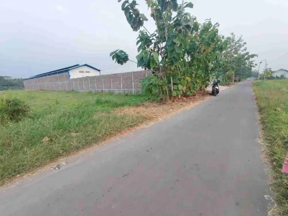 tanah lahan industri Klaten akses truk
