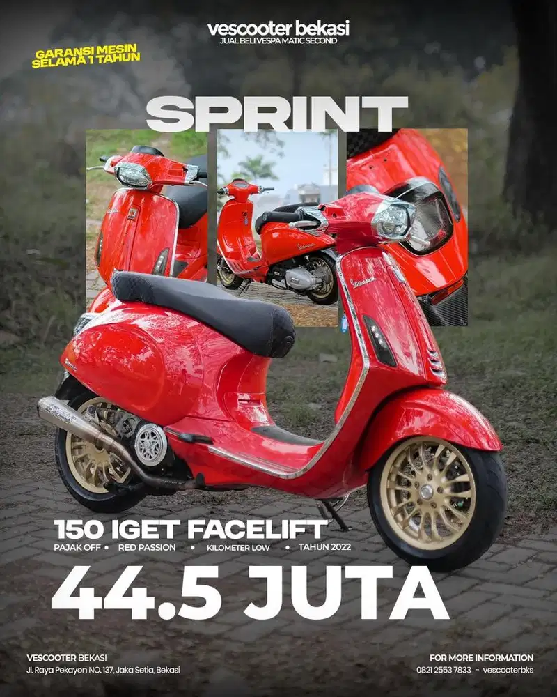 VESPA SPRINT 150 IGET ABS FACELIFT 2022