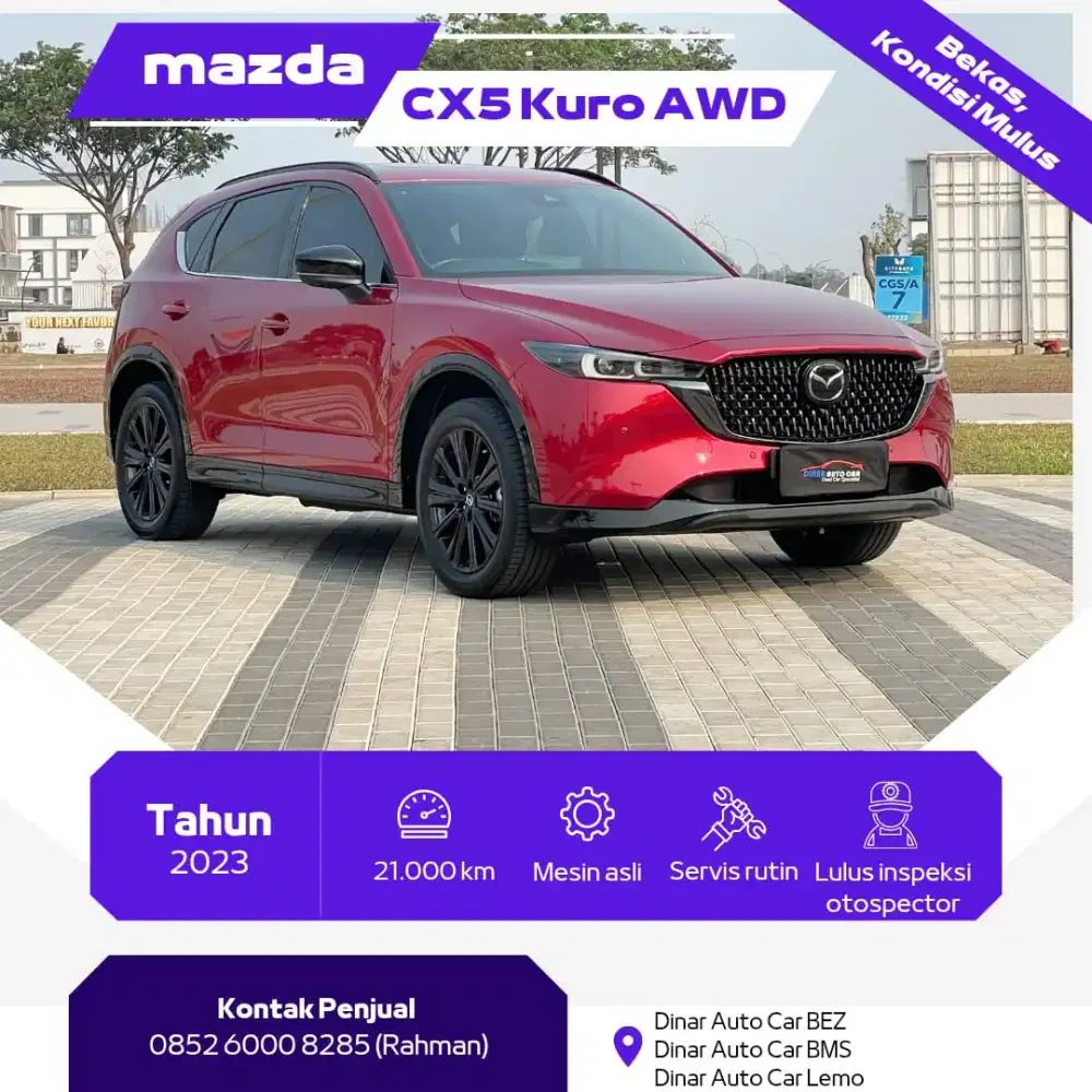 Mazda CX-5 Kuro Edition AWD tahun 2023