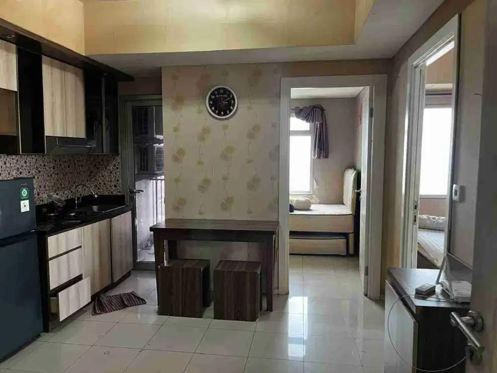 Di Sewakan Apartemen green lake sunter tower 2 uk 42m hoek Full Furnish 2 kamar