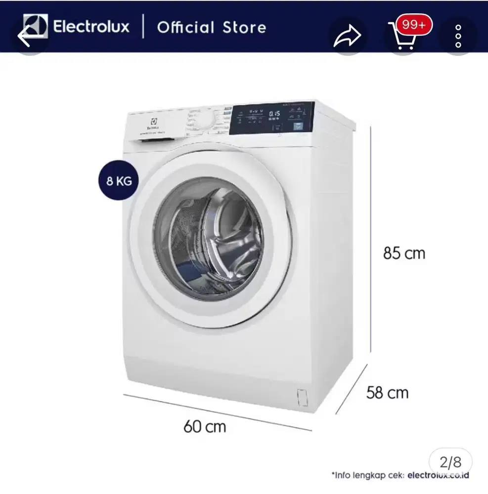 Mesin cuci Electrolux