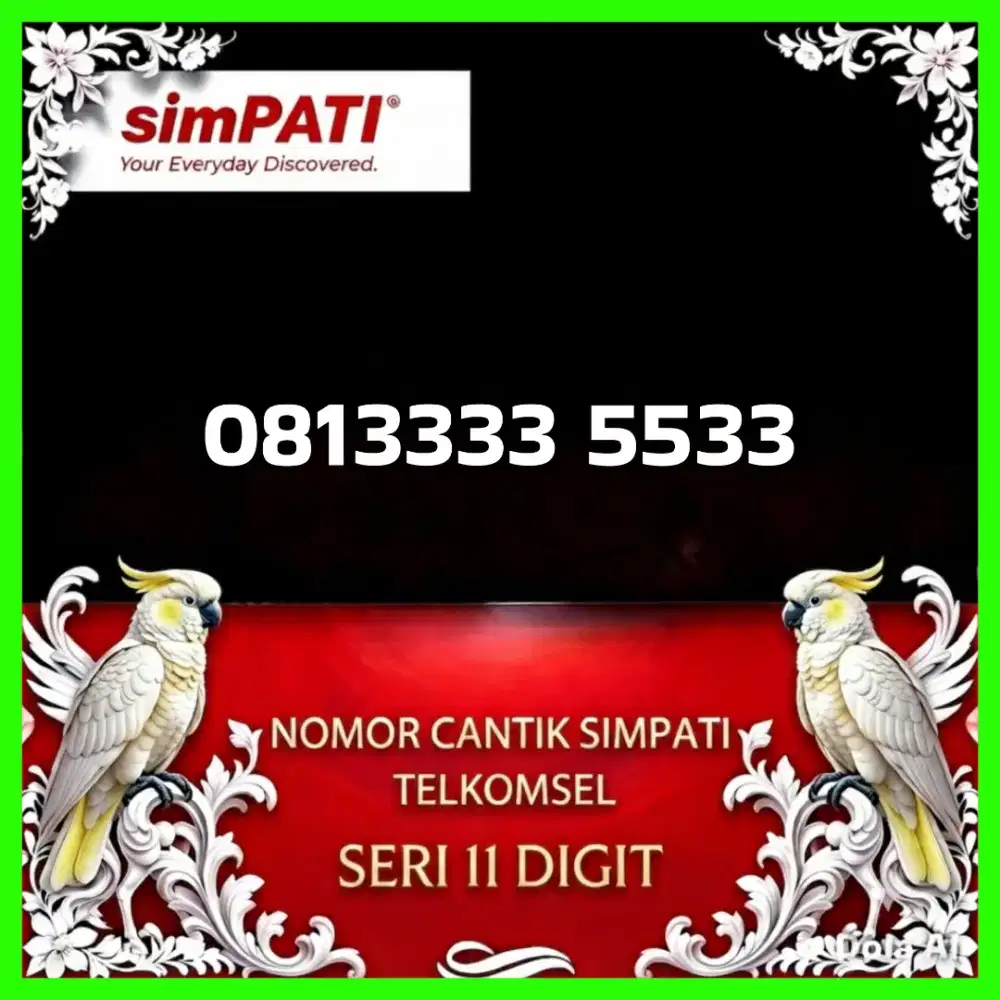 Nomor Cantik simpati Telkomsel 11 digit