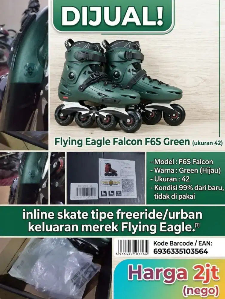 Inline skate
Flying Eagle Falcon F6S Green