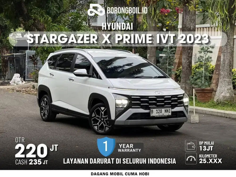 [Dp 13 jt ] Termurah || Stargazer X Prime ivt Capt Seat 2023 Putih