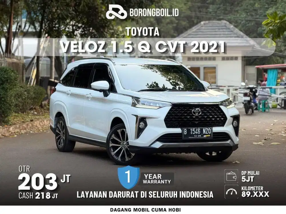 TERMURAH!!VELOZ Q NON TSS AT 2021 PUTIH FAVORIT