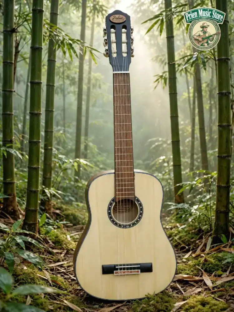 Gitar akustik klasik nylon string 3/4 natural