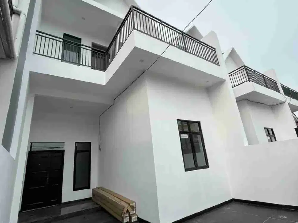 rumah bangunan baru di bulevar hijau harapan indah bekasi
