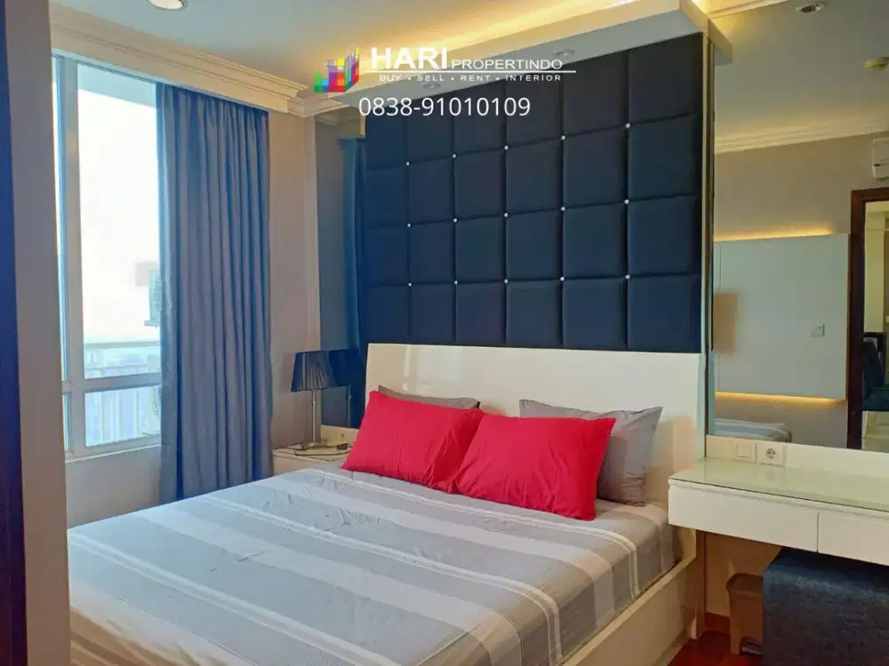FOR RENT Apartment Denpasar Residence Kuningan City 1BR - Furnish Close to LRT Mall MRT Busway Ambasador Lotte Kokas