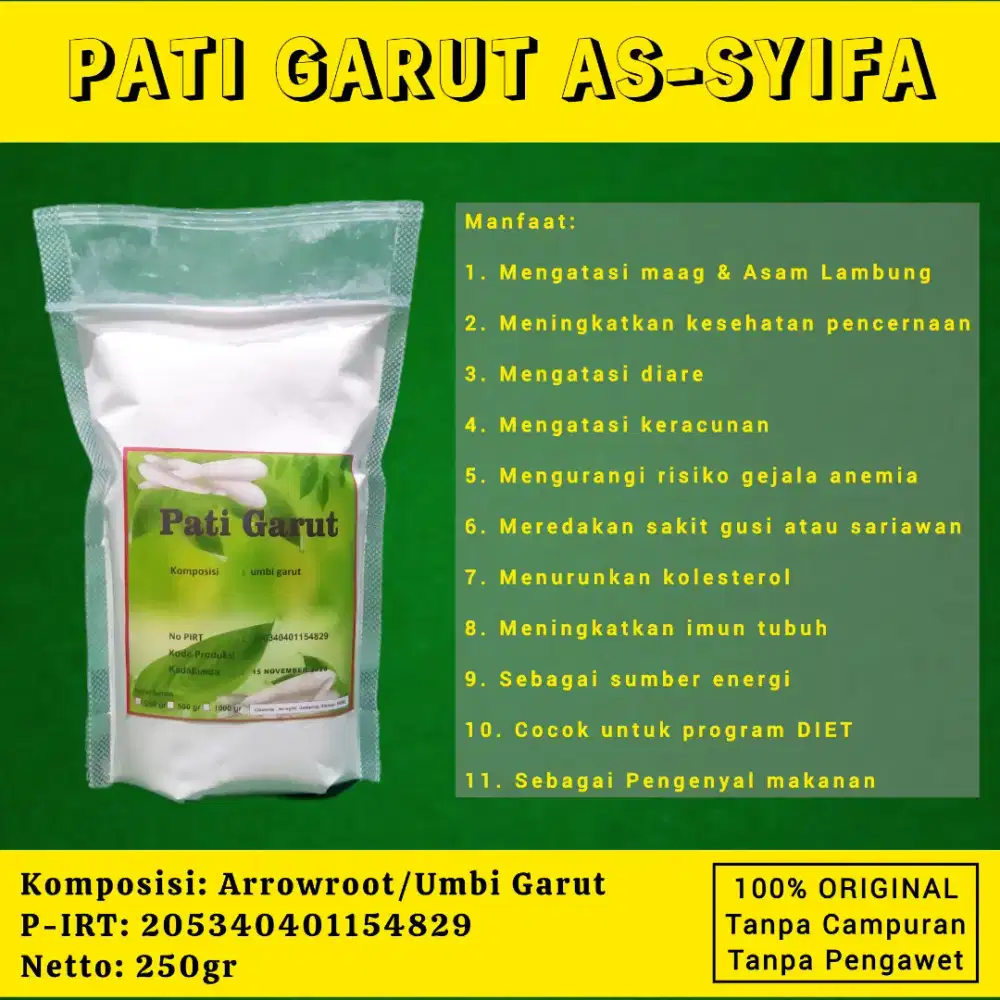 Tepung Pati Garut
