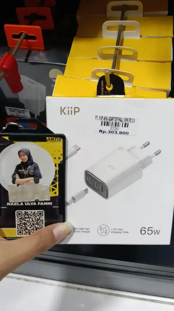 KIIP MINI ADAPTOR WALL 65W PD 3.0| ATLANTIS DAHSYAT