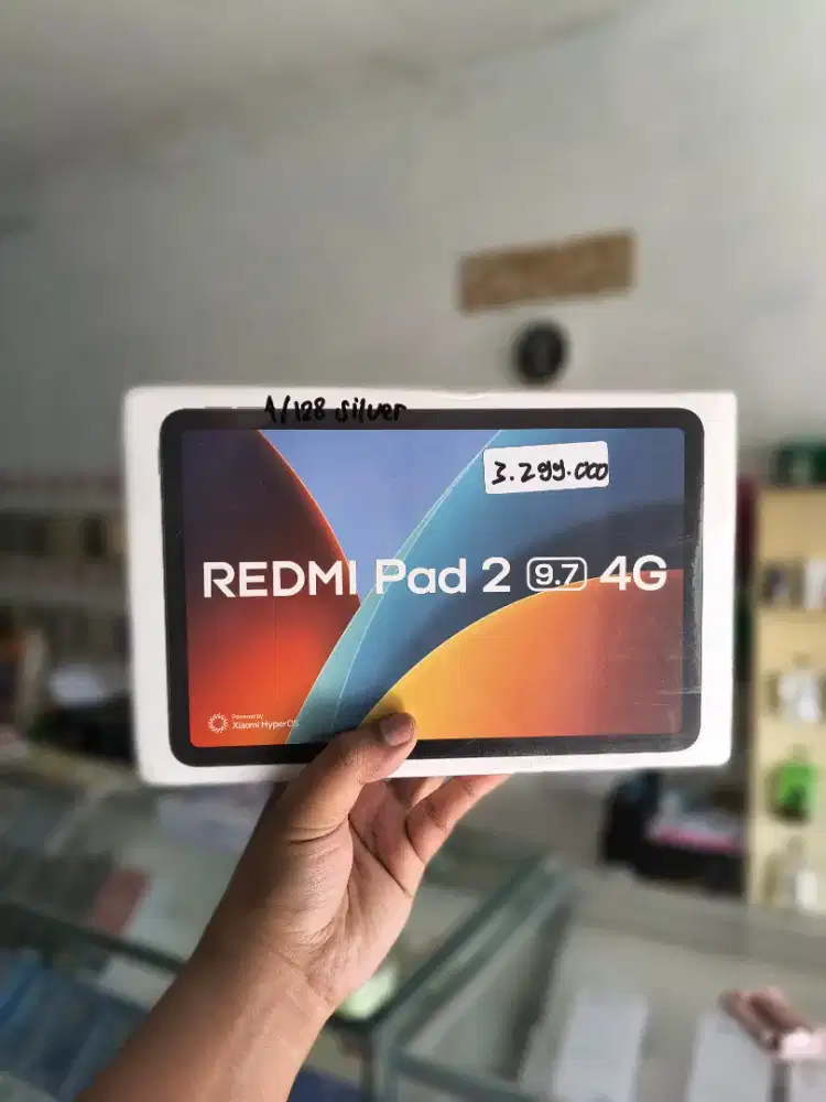 REDMI PAD 2 4G 9,7 INCH 4/128 NEW SEGEL PROMO TERMURAH BISA COD