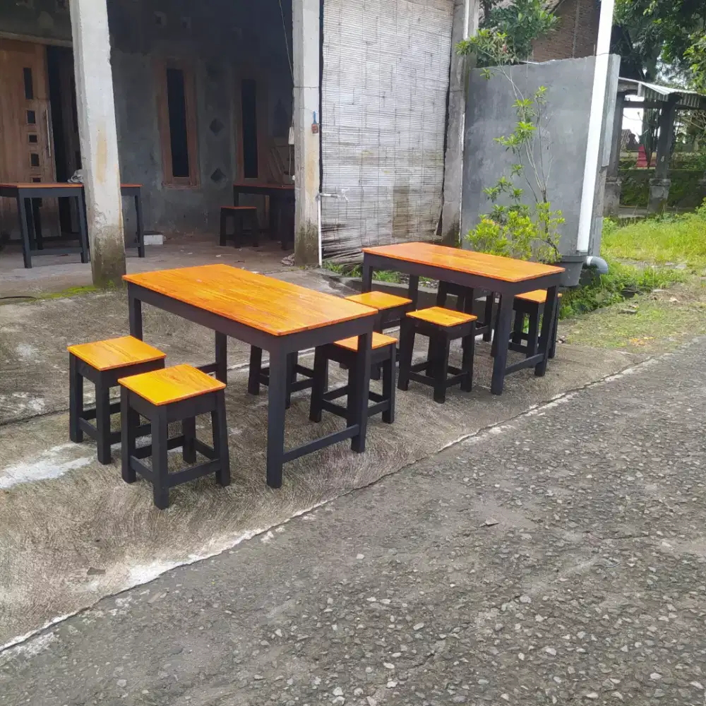 Jual meja kursi warung kafe dll