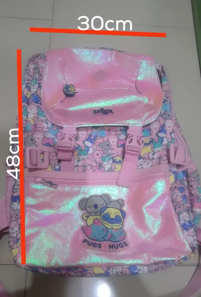 Tas sekolah anak Cewek merk smiggle original kondisi second