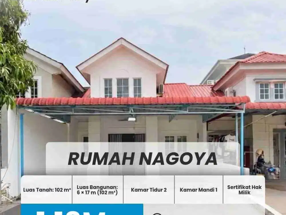 Dijual rumah  2kt 1km lokasi strategis dekat pakuwon mall batam