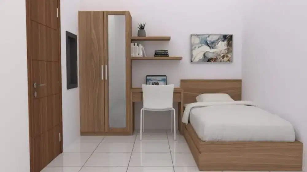 Set kamar minimalis, kosan